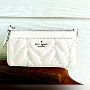 New Kate Spade white wallet